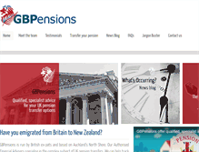 Tablet Screenshot of gbpensions.co.nz